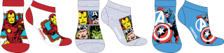 Kotníkové ponožky Avengers - 3-pack