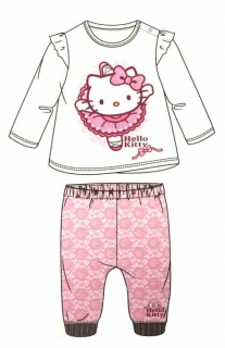 Souprava Hello Kitty Baby - bílo-růžová