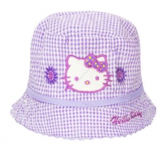 Letní klobouček Hello Kitty Baby - fialový