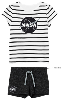 Dívčí komplet (nebo pyžamo) NASA Junior