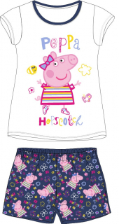 Pyžamo Peppa Pig Hopscotch - modré - BALENÍ 6 KS