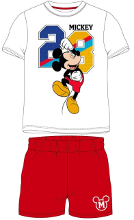 Letní pyžamo Mickey Mouse 28 - bílo-čerevné