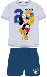 Letní pyžamo Mickey Mouse 28 - šedo-modré