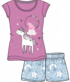 Letní pyžamo Peppa Pig Unicorn