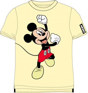 Tričko Mickey Mouse - žluté - BALENÍ 6 KS