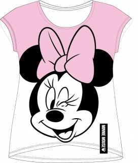 Tričko Minnie Mouse Smile - fialové - BALENÍ 6 KS