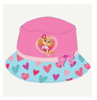 Letní klobouček Tlapková Patrola - růžovo-tyrkysový