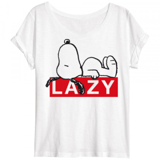 Dámské tričko Snoopy Lazy