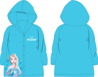 Tyrkysová pláštěnka Frozen - Elsa