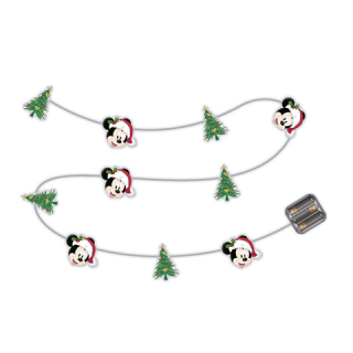 Vánoční řetěz s LED světýlky Mickey Mouse