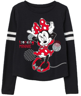 Tričko Minnie Trending - černé - BALENÍ 6 KS