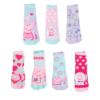 Ponožky Peppa Pig - 7-pack