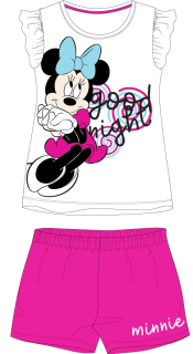 Pyžamo Minnie Good Night - bílo-růžové