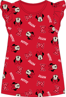 Červená noční košile Minnie Bow