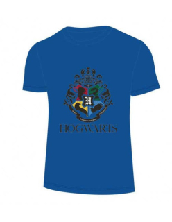 Tričko Harry Potter HOGWARTS - modré