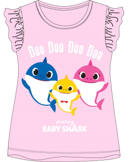 Dívčí tričko Baby Shark Doo - růžové