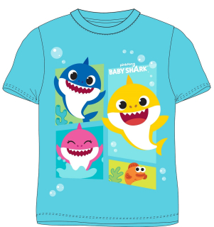 Chlapecké tričko Baby Shark - tyrkysové