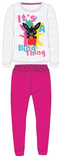 Dívčí pyžamo Zajíček Bing - šedo-růžové - BALENÍ 5 KS
