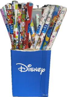 Dárkový balící balící papír Disney - různé motivy - BALENÍ 32 ROLÍ