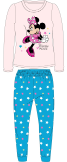 Pyžamo Minnie Stars - růžové tričko