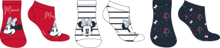 Kotníkové ponožky Minnie - 3 páry