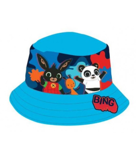 Letní klobouček Zajíček Bing - tyrkysový