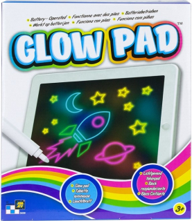 Světelná magická kreslící LED tabulka Glow Pad