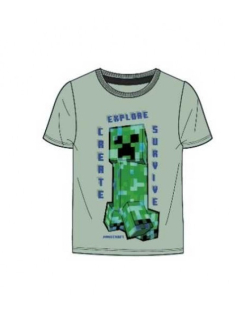 Zelené tričko MINECRAFT Explore